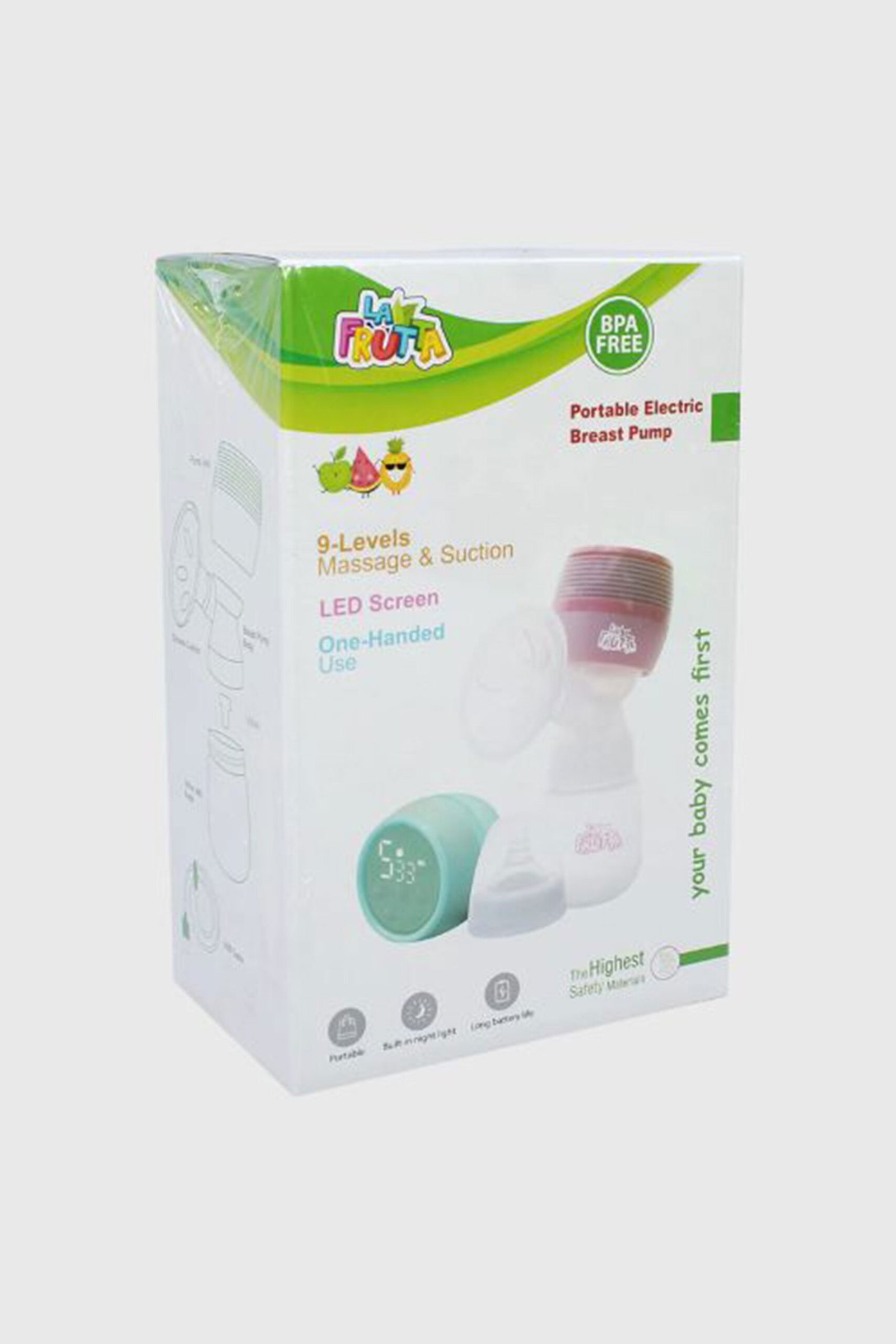 LA FRUTTA شفاط ثدي كهربائي