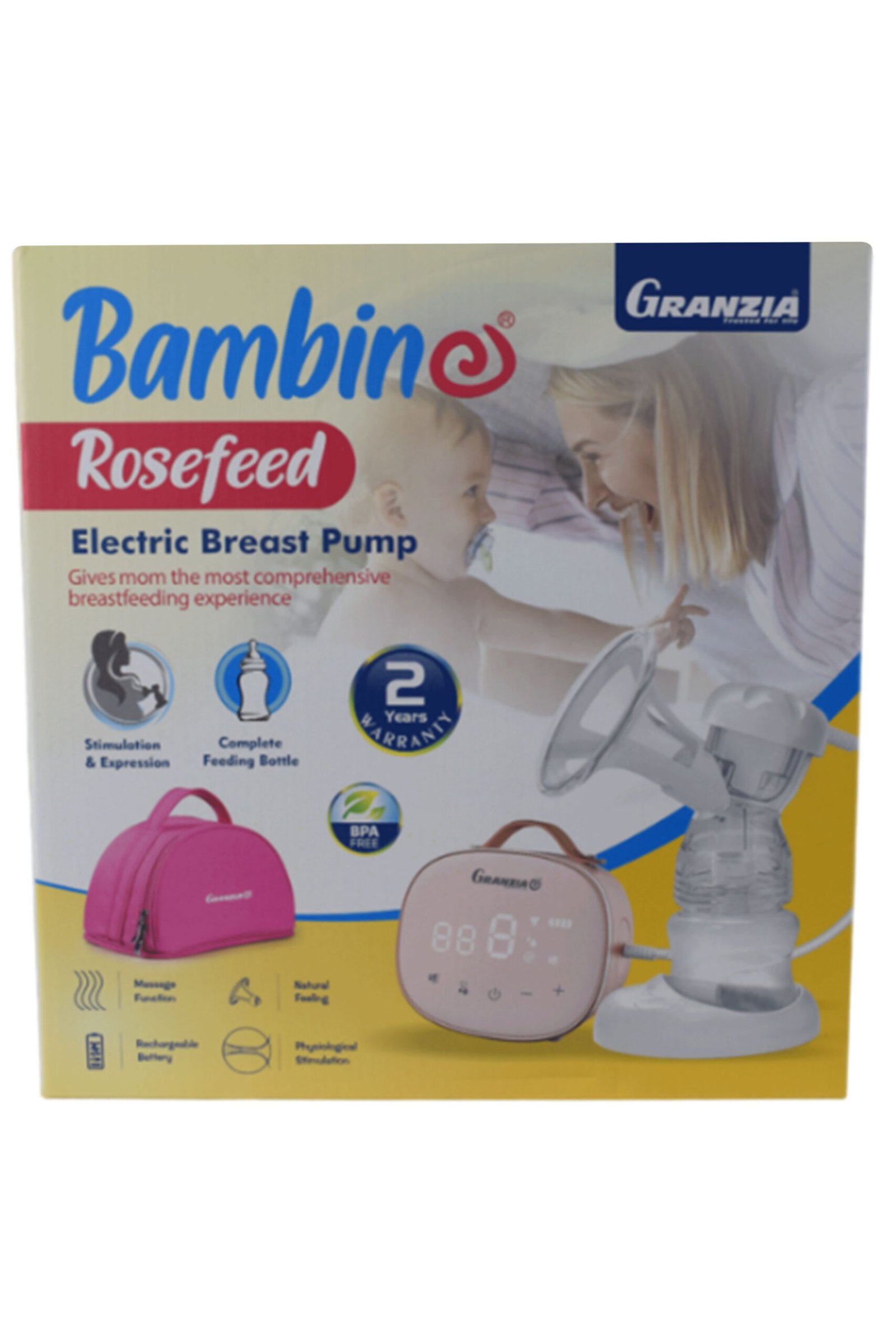 RoseFeed - شفاط ثدي كهربائي جرانزيا - الصورة 2