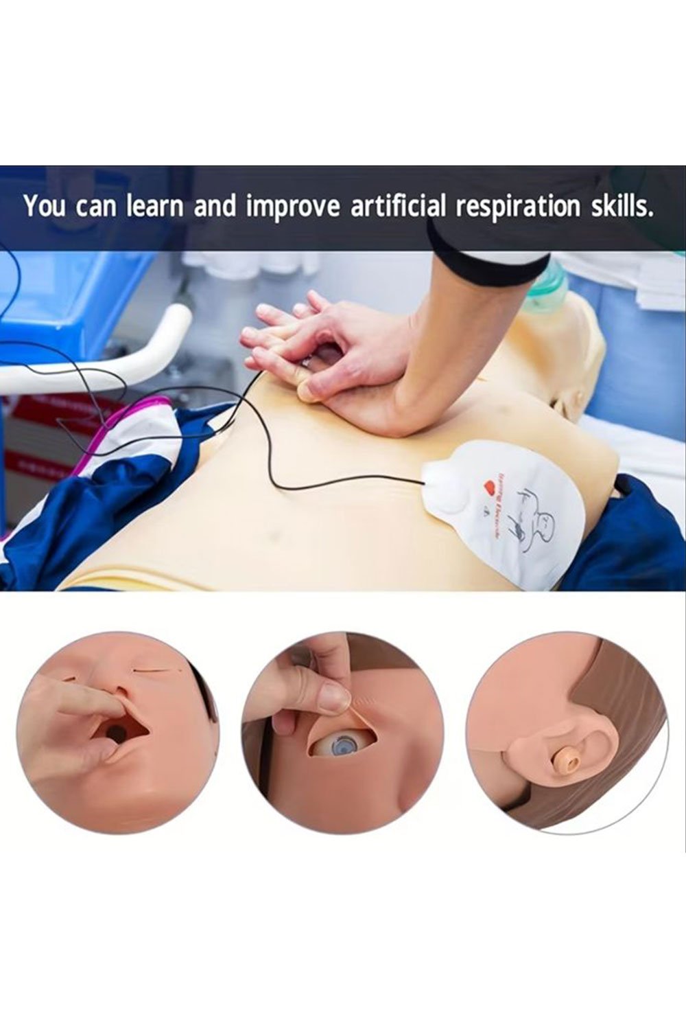 دمية تدريب الإنعاش القلبي الرئوي - الصورة 2