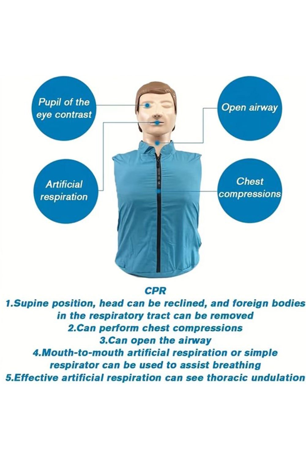 دمية تدريب الإنعاش القلبي الرئوي - الصورة 3