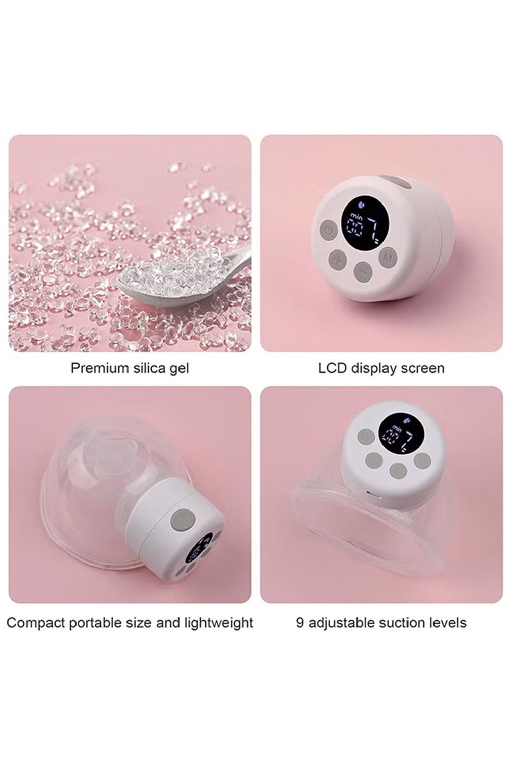 شفاط ثدي كهربائي قابل للارتداء - الصورة 2