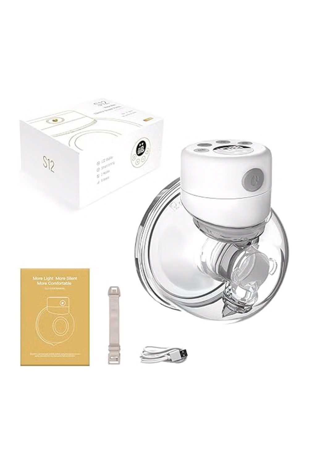 شفاط ثدي كهربائي قابل للارتداء - الصورة 4