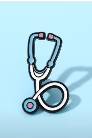 Blue Stethoscope Pins